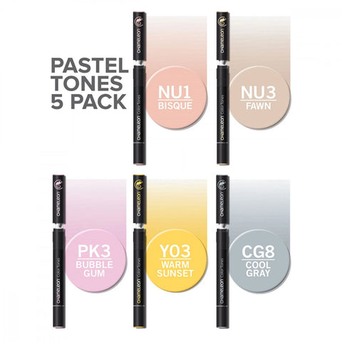 CHAMELEON 5-PEN PASTEL TONES SET