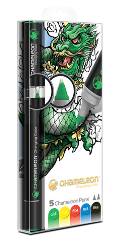 CHAMELEON 5-PEN PRIMARY TONES SET