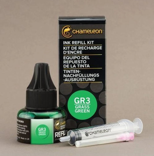 INK REFILL 25ML - GRASS GREEN GR3