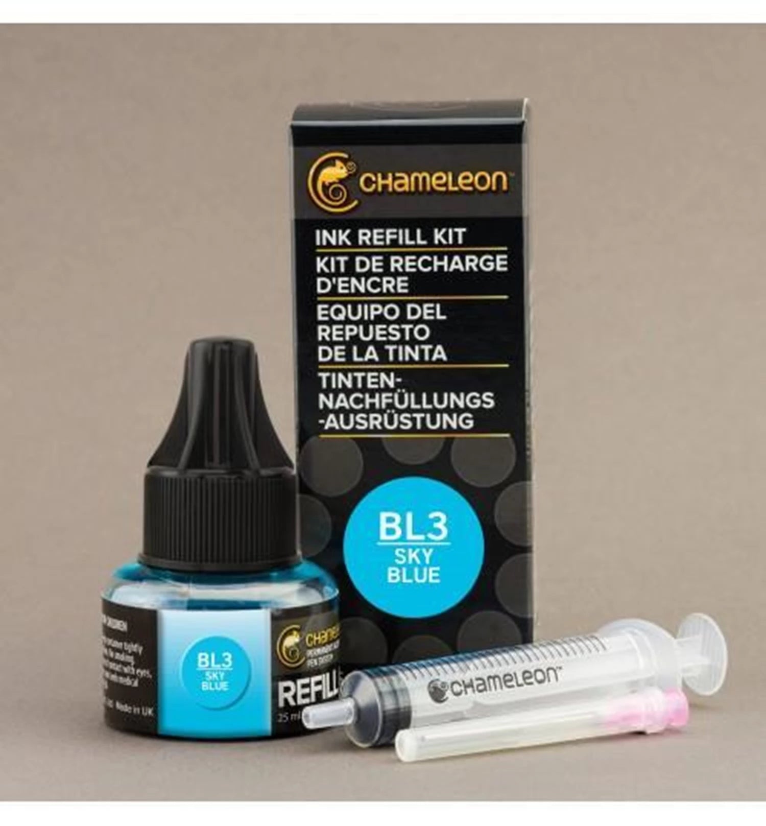 INK REFILL 25ML - SKY BLUE BL3