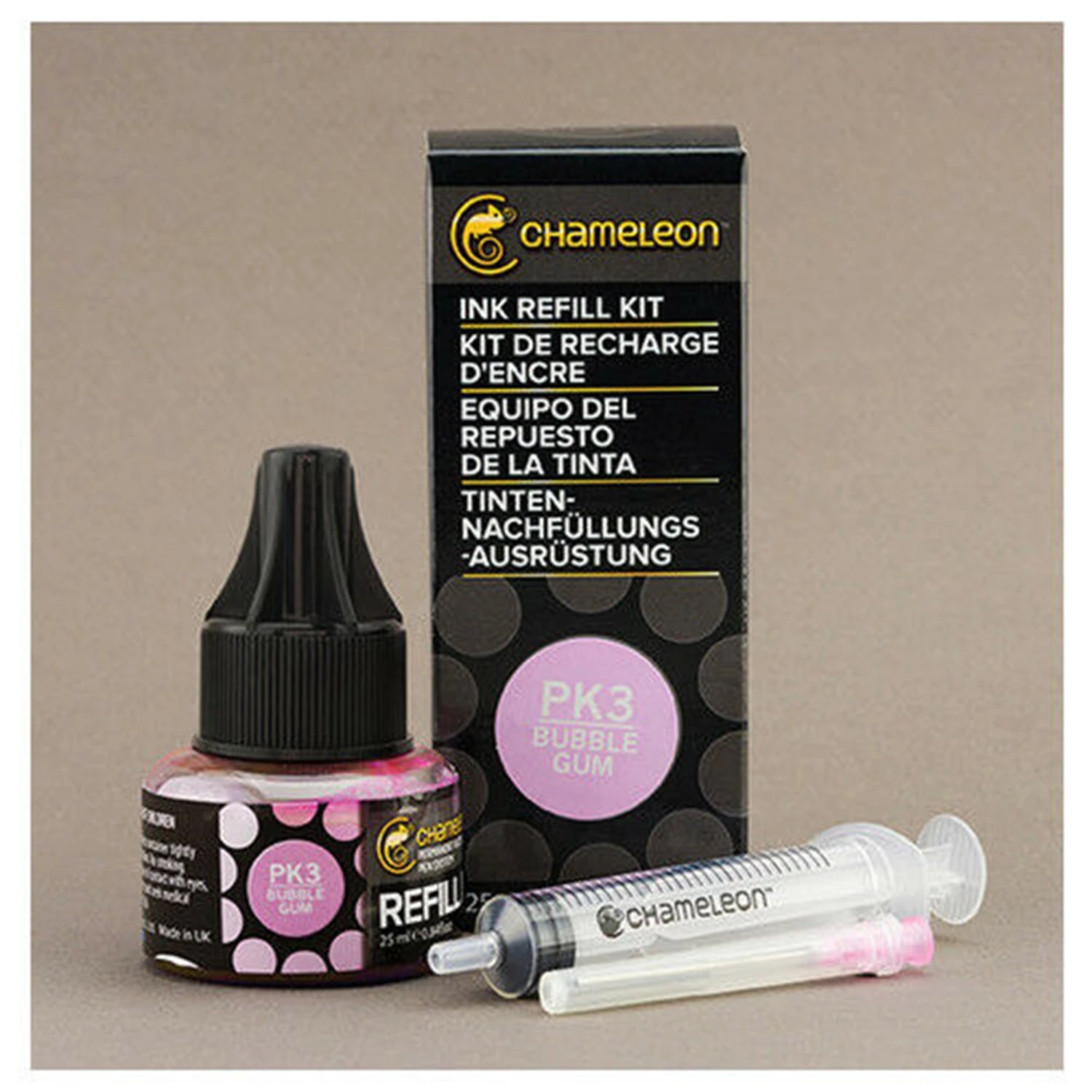 INK REFILL 25ML - BUBBLE GUM PK3
