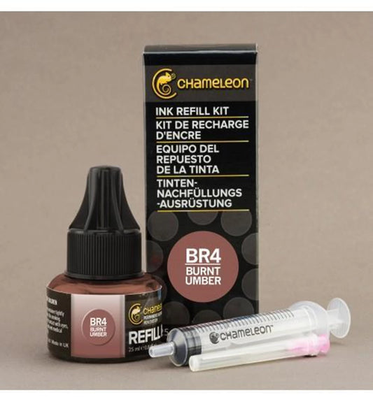 INK REFILL 25ML - BURNT UMBER BR4