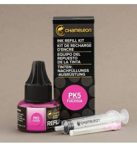 INK REFILL 25ML - FUCHSIA PK5