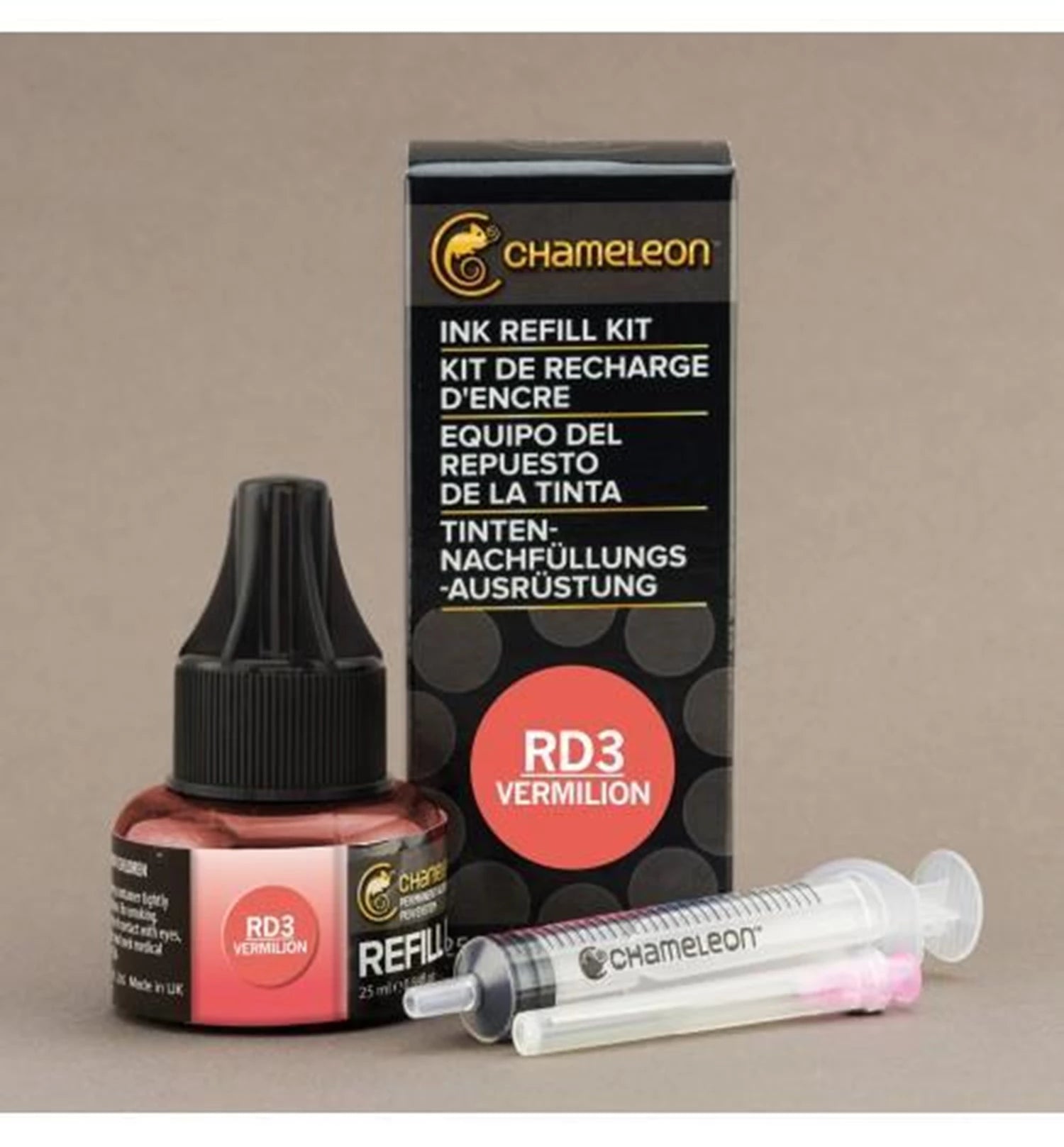 INK REFILL 25ML - VERMILLION RD3