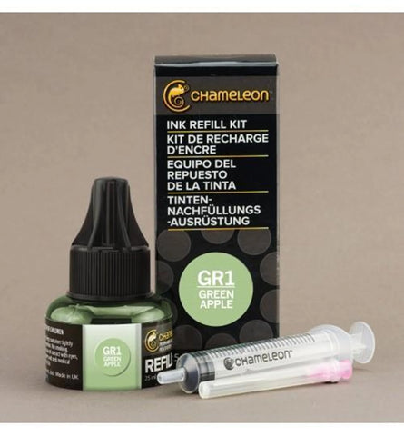 INK REFILL 25ML - GREEN APPLE GR1