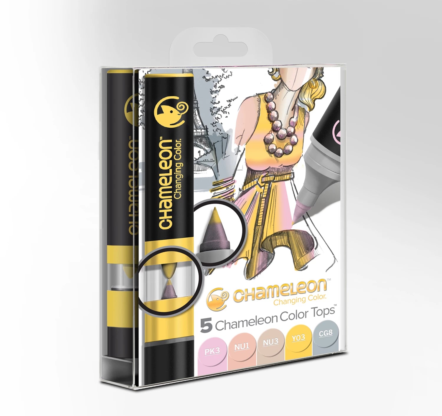 CHAMELEON 5-PEN TOPS PASTEL TONES SET