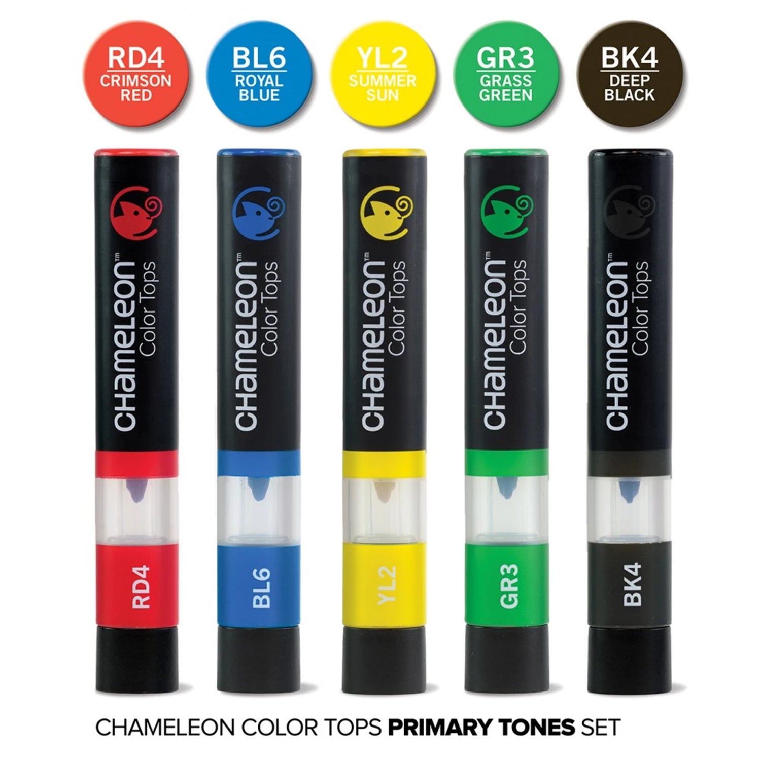CHAMELEON 5-PEN TOPS PRIMARY TONES SET