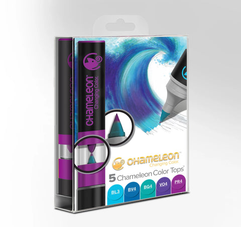 CHAMELEON 5-PEN TOPS COOL TONES SET