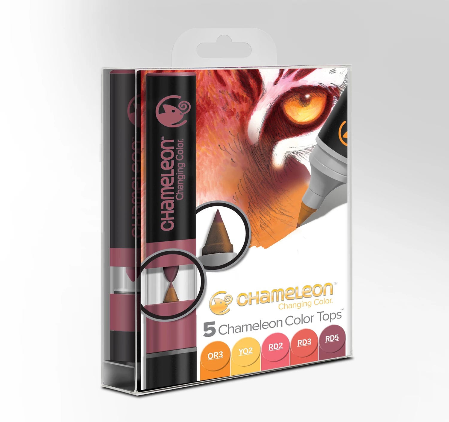 CHAMELEON 5-PEN TOPS WARM TONES SET