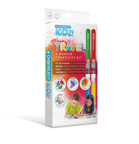 CHAM KIDZ KIT DE VOYAGE CREATIF AVEC EFFET AEROGRAPHE