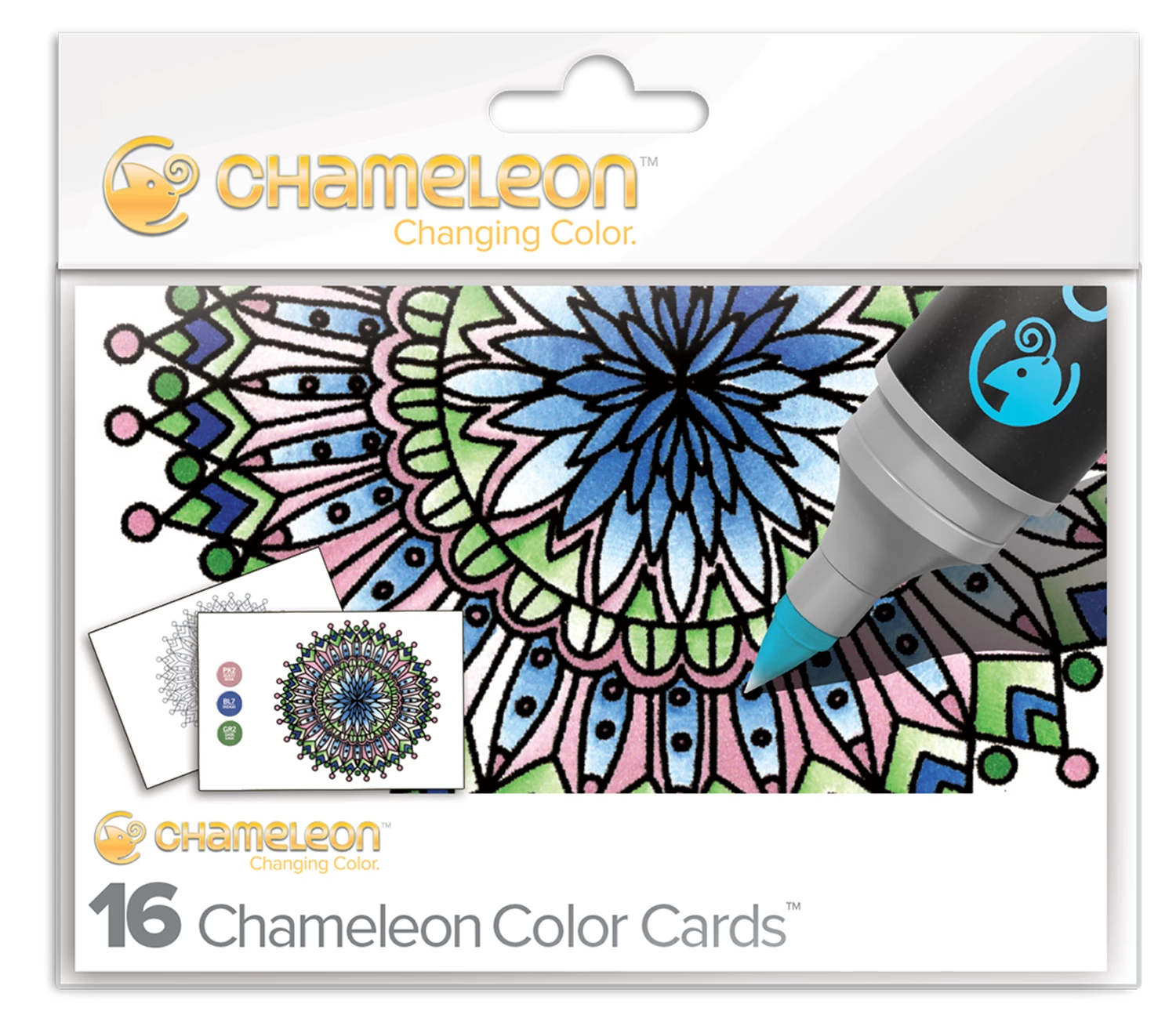 CHAMELEON COLOR CARDS - MINI MANDALAS