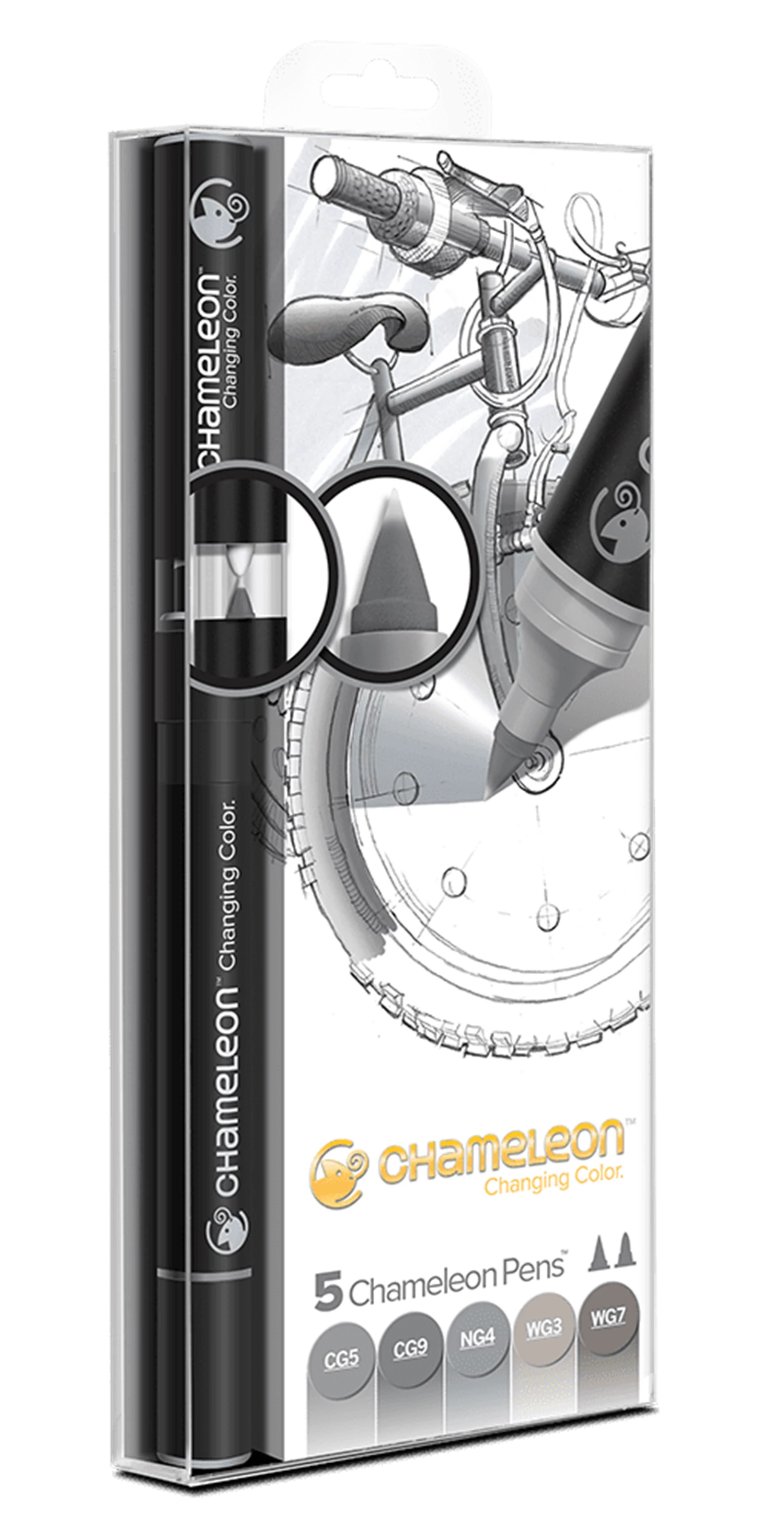 CHAMELEON 5-PEN GRAY TONES SET