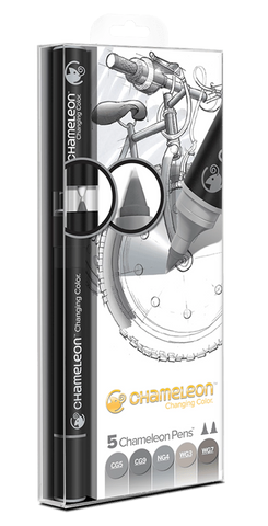CHAMELEON 5-PEN GRAY TONES SET