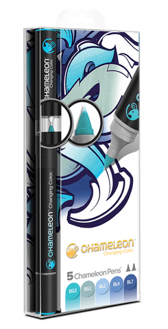 CHAMELEON 5-PEN BLUE TONES SET