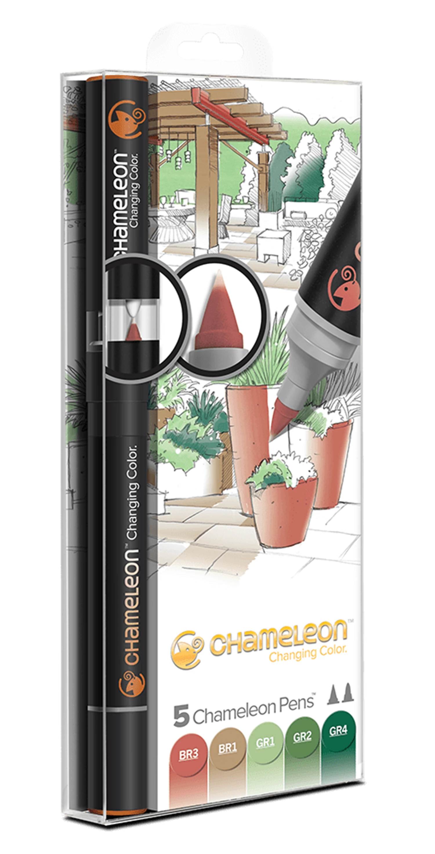CHAMELEON 5-PEN NATURE TONES SET