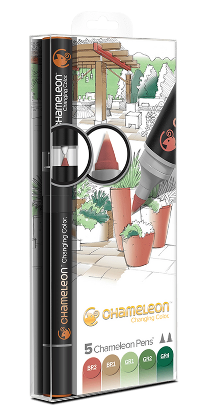 CHAMELEON 5-PEN NATURE TONES SET