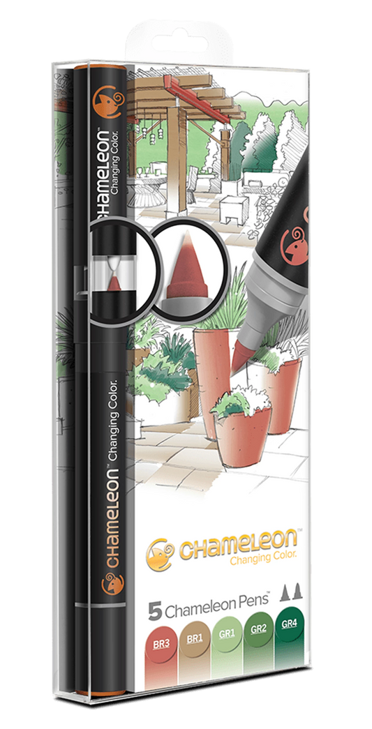 CHAMELEON 5-PEN NATURE TONES SET