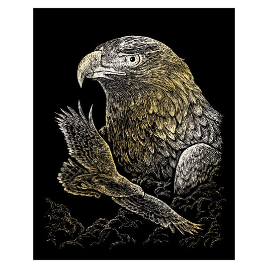 R&L GRAVURES D'ART STD OR LES AIGLES 21.3X29.5CM