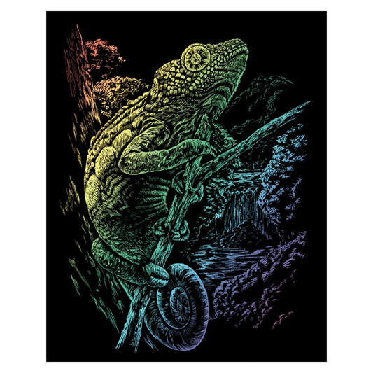 R&L GRAVURES D'ART STD ARC-EN-CIEL CAMELEONS 21.3X29.5CM