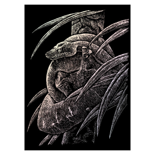 R&L GRAVURES D'ART STD HOLO SERPENT 21.3X29.5CM