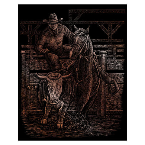 R&L GRAVURES D'ART STD CUIVRE RODEO 21.3X29.5CM
