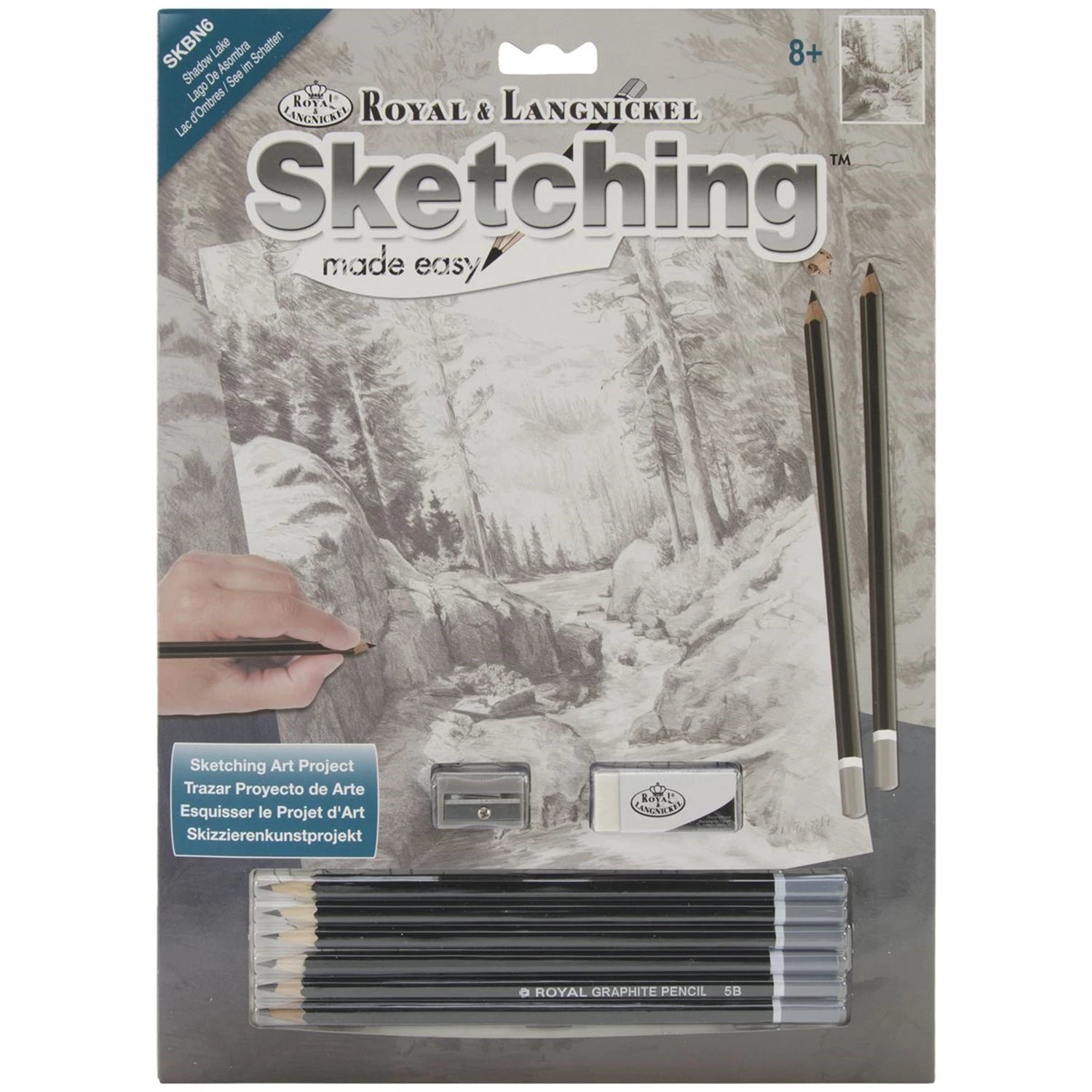 R&L SKETCHING STD LE TORRENT DE MONTAGNE 21.3X30CM