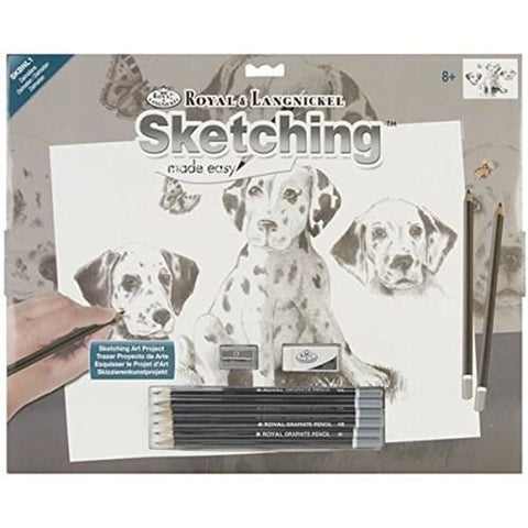 R&L SKETCHING GM DALMATIENS 32.4X40CM