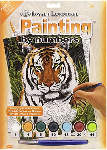 R&L PBN ARTIST CANVAS SERIES PM TIGER IN HIDING