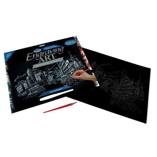 R&L GRAVURES D'ART ALU MON. CELEBRES LE PORT DE HONG KONG 40