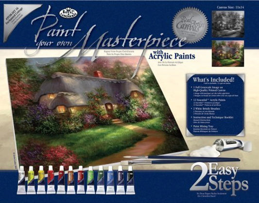 R&L PBN ARTIST CANVAS SERIES GM LE COTTAGE ENCHANTE