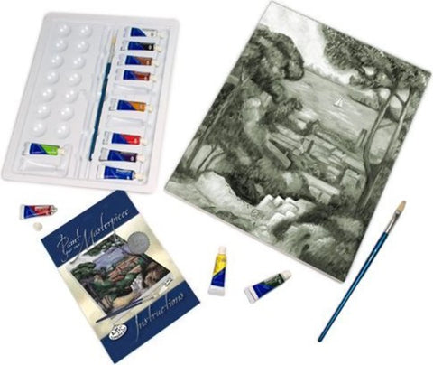 R&L PBN ARTIST CANVAS SERIES GM AVEC VUE SUR LA MEDITERRANEE