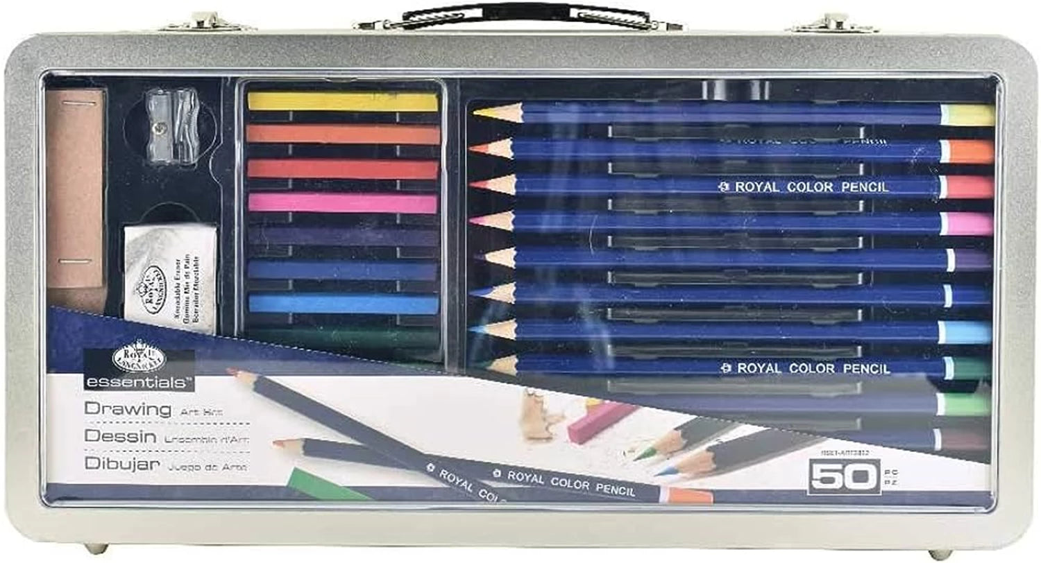 R&L COFFRET ALU 50PCS DESSIN ET ESQUISSE