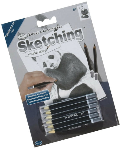 R&L SKETCHING MNI PANDA 14X20CM