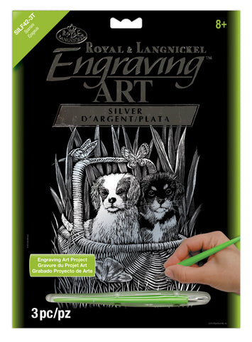 R&L GRAVURES D'ART STD ARGENT LES EPAGNEULS 21.3X29.5CM