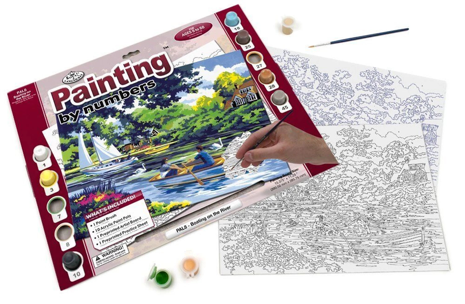 R&L PBN ADULTE GM BARQUES SUR LA RIVIERE