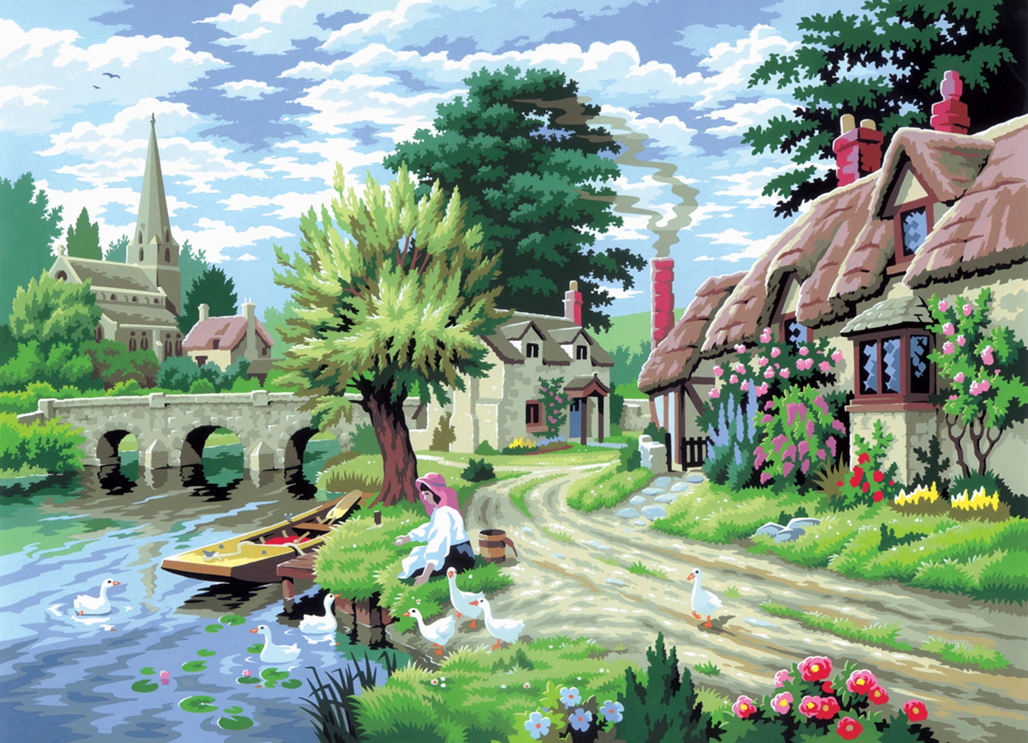 R&L PBN ADULTE GM DUCK FEEDING