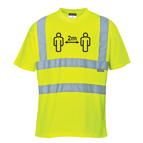 Social Distancing Warnschutz-T-Shirt