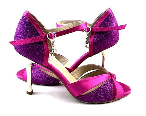 Carina Dance Shoes - Fuchsia Elegance - Step in Style 💃✨