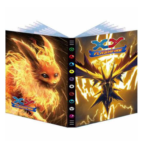 Cartoon 9 Pocket 432 Karten Pokemon Album Buch Anime Kartenspiel Pokémon Karten Sammlung Halter Binder Ordner Top Spielzeug Geschenk für Kinder