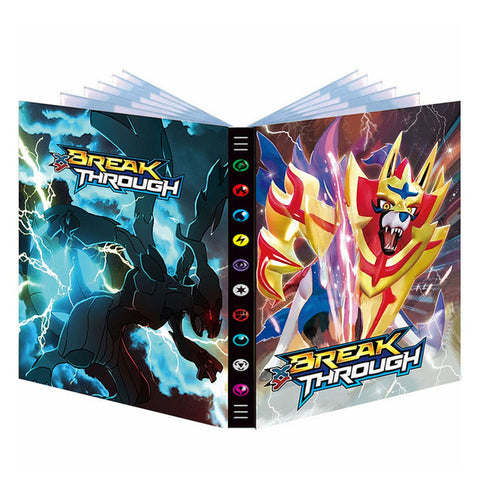 Cartoon 9 Pocket 432 Karten Pokemon Album Buch Anime Kartenspiel Pokémon Karten Sammlung Halter Binder Ordner Top Spielzeug Geschenk für Kinder