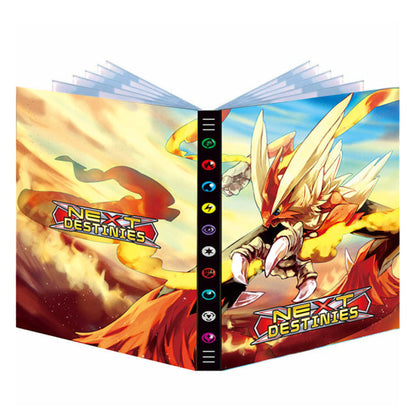 Cartoon 9 Pocket 432 Karten Pokemon Album Buch Anime Kartenspiel Pokémon Karten Sammlung Halter Binder Ordner Top Spielzeug Geschenk für Kinder