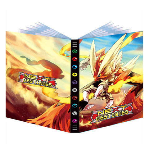 Cartoon 9 Pocket 432 Karten Pokemon Album Buch Anime Kartenspiel Pokémon Karten Sammlung Halter Binder Ordner Top Spielzeug Geschenk für Kinder
