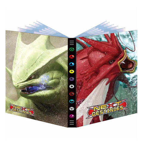 Cartoon 9 Pocket 432 Karten Pokemon Album Buch Anime Kartenspiel Pokémon Karten Sammlung Halter Binder Ordner Top Spielzeug Geschenk für Kinder