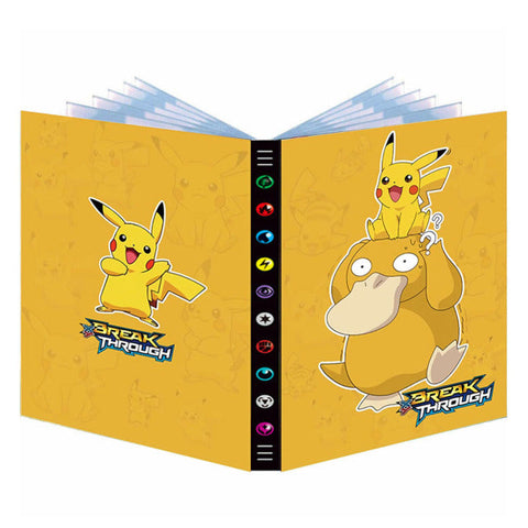 Cartoon 9 Pocket 432 Karten Pokemon Album Buch Anime Kartenspiel Pokémon Karten Sammlung Halter Binder Ordner Top Spielzeug Geschenk für Kinder