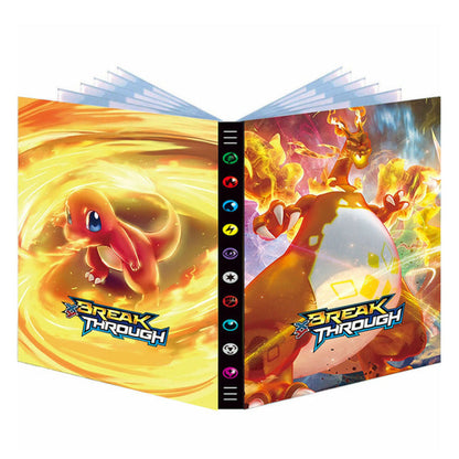 Cartoon 9 Pocket 432 Karten Pokemon Album Buch Anime Kartenspiel Pokémon Karten Sammlung Halter Binder Ordner Top Spielzeug Geschenk für Kinder