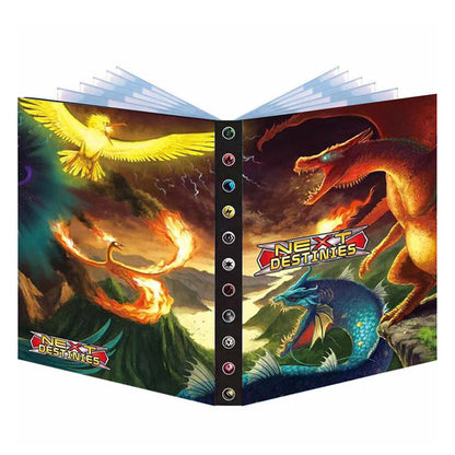 Cartoon 9 Pocket 432 Karten Pokemon Album Buch Anime Kartenspiel Pokémon Karten Sammlung Halter Binder Ordner Top Spielzeug Geschenk für Kinder