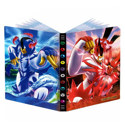 Cartoon 9 Pocket 432 Karten Pokemon Album Buch Anime Kartenspiel Pokémon Karten Sammlung Halter Binder Ordner Top Spielzeug Geschenk für Kinder