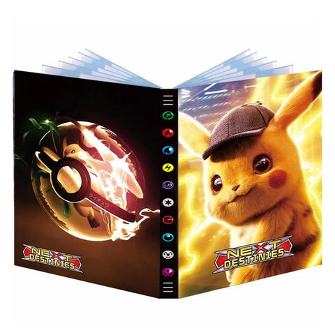 Cartoon 9 Pocket 432 Karten Pokemon Album Buch Anime Kartenspiel Pokémon Karten Sammlung Halter Binder Ordner Top Spielzeug Geschenk für Kinder
