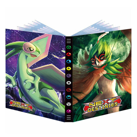 Cartoon 9 Pocket 432 Karten Pokemon Album Buch Anime Kartenspiel Pokémon Karten Sammlung Halter Binder Ordner Top Spielzeug Geschenk für Kinder
