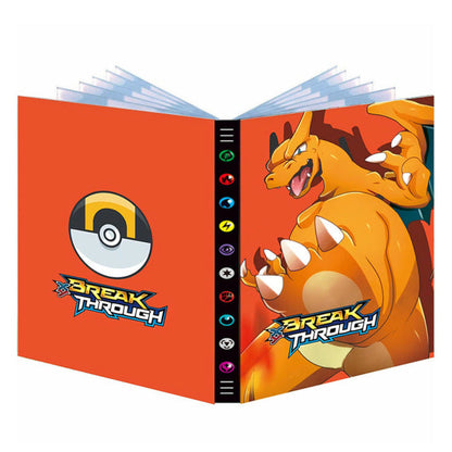 Cartoon 9 Pocket 432 Karten Pokemon Album Buch Anime Kartenspiel Pokémon Karten Sammlung Halter Binder Ordner Top Spielzeug Geschenk für Kinder